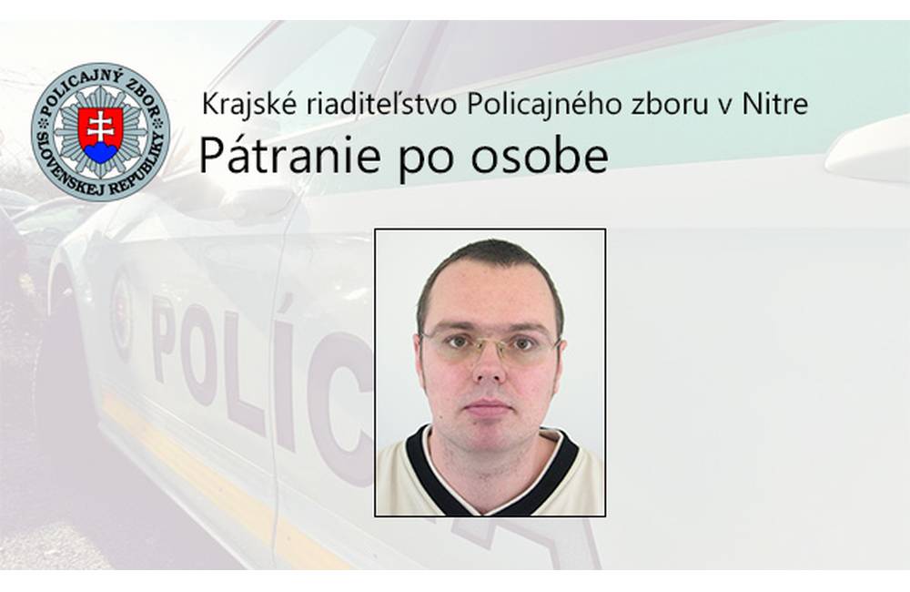 Foto: Polícia pátra po nezvestnom 39-ročnom Radoslavovi Navrátilovi