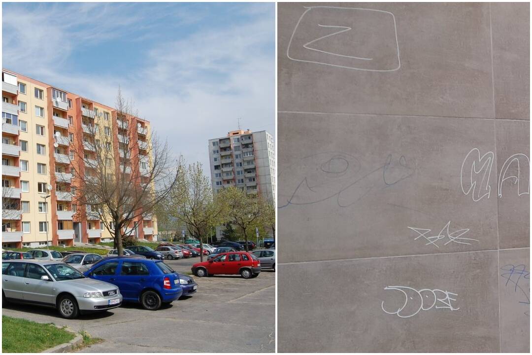 Na Klokočine niekto kreslí po panelákoch „Z“. Poskladáme sa vám na jednosmernú cestu do Ruska, odkázal majiteľ bytu