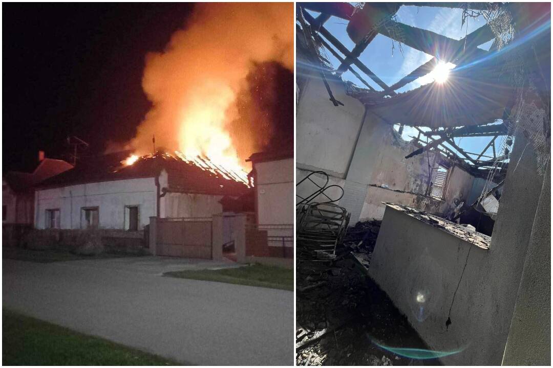 FOTO: 8-členná rodina v Nedede prišla kvôli požiaru o strechu nad hlavou. Obec im vraj nepomohla, prosia aspoň o plechy