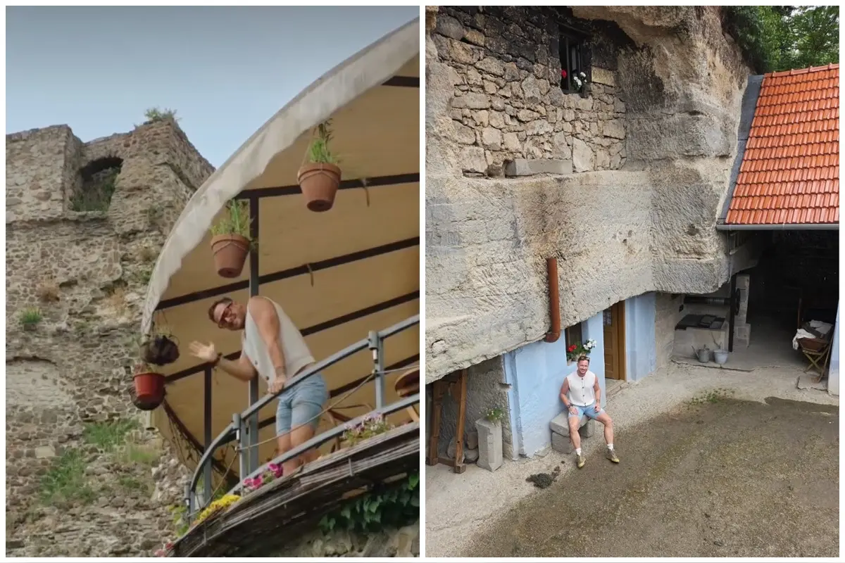Foto: VIDEO: Milan Bez Mapy zavítal do Levíc, najviac ho však pobavili Brhlovce. Akoby v nich bývali Flinstonovci!, smial sa