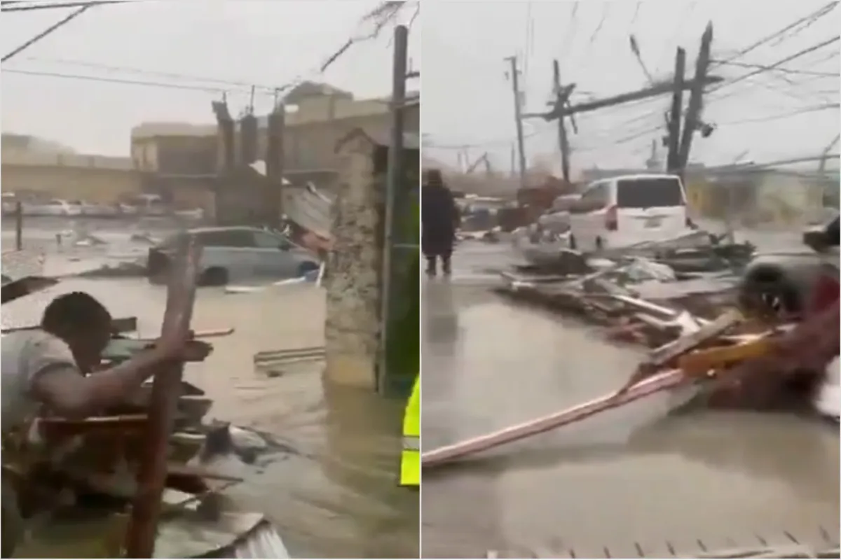 Foto: VIDEO: Hurikán Melissa zasiahol Jamajku silou 5. kategórie. Ostrov zdevastovaný, mieri na Kubu