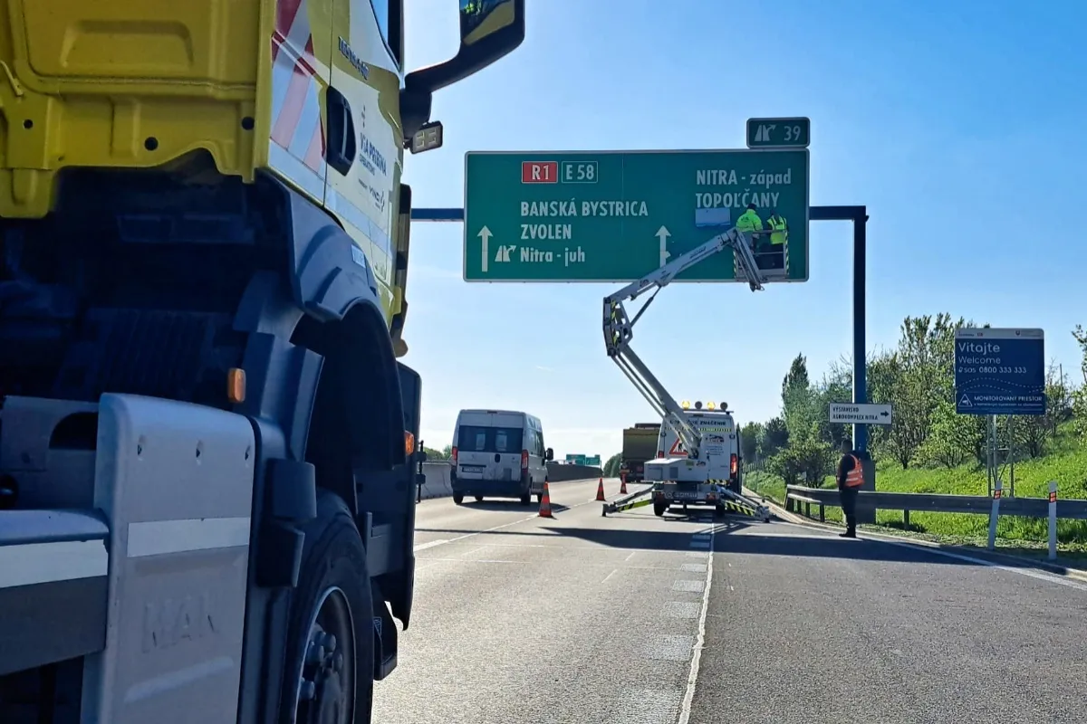 Skvelé správy pre nitrianskych vodičov! Zjazd z rýchlostnej cesty v smere z Trnavy do Nitry je už plne prejazdný
