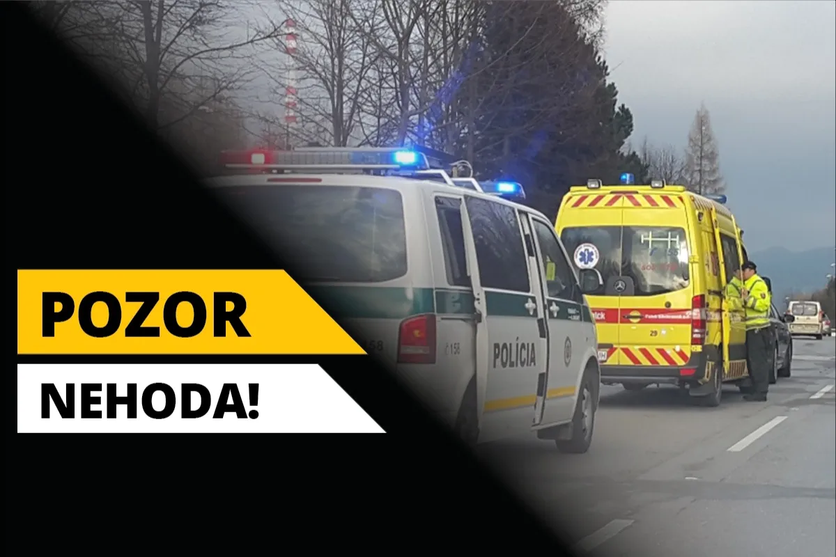 Na križovatke v Šali sa zrazilo auto s dodávkou, premávku riadi polícia