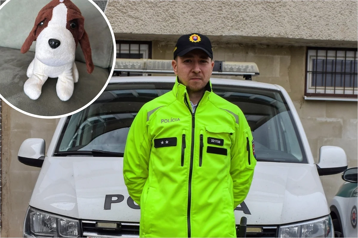 Policajt z Nitry si všimol detail, ktorý by iní prehliadli. Dvojročnej Jasmínke tým ušetril slzy