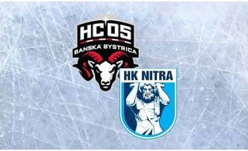V šlágri kola HK Nitra prehrala s HC' 05 Banská Bystrica rozdielom triedy