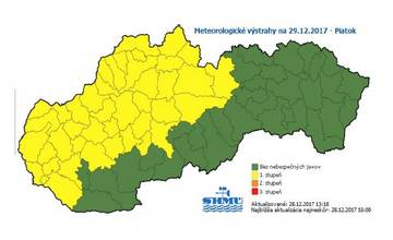 Sneženie je späť! SHMÚ vydal výstrahu, napadnúť má niekoľko desiatok centimetrov nového snehu