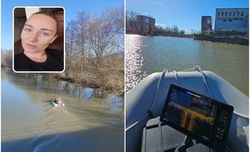 FOTO: Pátranie po Márii sa dostalo až k vodnému dielu v Jelšovciach, rieku prehľadávali sonarom