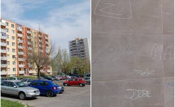 Na Klokočine niekto kreslí po panelákoch „Z“. Poskladáme sa vám na jednosmernú cestu do Ruska, odkázal majiteľ bytu
