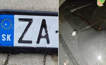 Žena si na Chrenovej našla rozbité čelné sklo. Môže za to žilinská ŠPZ-ka? 