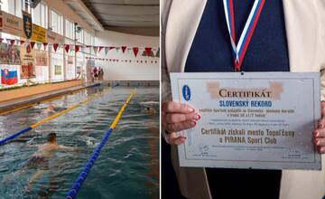 FOTO: Topoľčany majú slovenský rekord, 50 a pol hodinovým plaveckým maratónom tromfli aj Nitru