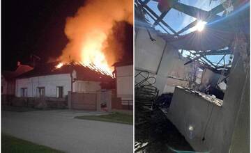 FOTO: 8-členná rodina v Nedede prišla kvôli požiaru o strechu nad hlavou. Obec im vraj nepomohla, prosia aspoň o plechy