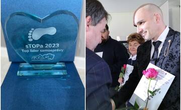 FOTO: Primátor Šurian je top líder samosprávy, za prácu s mládežou získal ocenenie sTOPa