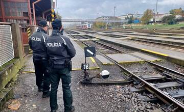 FOTO: V Nitrianskom kraji prebieha medzinárodná policajná akcia, so psami prehľadávajú vlaky a železnice