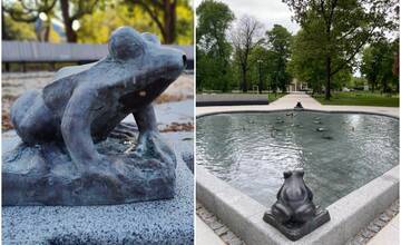 FOTO: Žabia fontána v Starom parku v Nitre je legendárna, onedlho ju spustia. Takto to vyzerá pod ňou