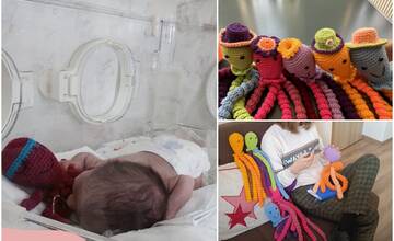 Nemocnica v Nitre prijala krásny dar: Háčkované chobotničky pomôžu a potešia novorodeniatka