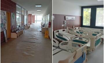 FOTO: Nemocnica v Leviciach prechádza veľkou rekonštrukciou, pacientov dočasne presťahujú