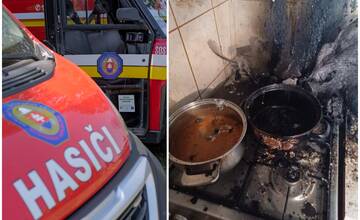 Vzbĺkli hrnce aj digestor. Levickí hasiči zasahovali v jednom z bytov, v ktorom vypukol požiar