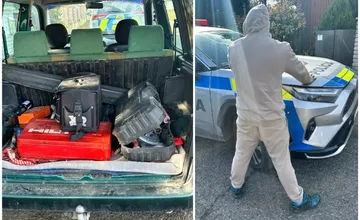 Vodič jazdil pri Zlatých Moravciach bez pásu, vodičáku aj STK, mal však pri sebe kradnuté náradie