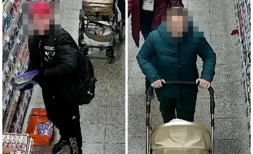 FOTO: Nitrianska polícia vyšetruje krádež v predajni potravín. Vypátrala už osoby z kamerových záznamov