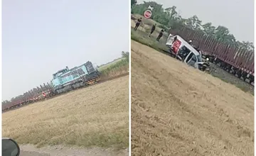 Na priecestí pri Úľanoch nad Žitavou sa zrazil vlak s dodávkou, doprava bola niekoľko hodín prerušená