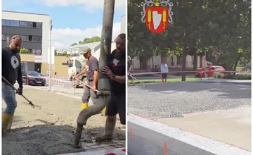 Namiesto zelenej oázy vzniká v Šali betónová púšť? Opravujú tu pódium, no obyvatelia sú nespokojní