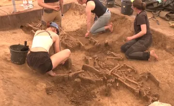 Za mestom Vráble sa kedysi mohli diať rituálne popravy. Archeológovia odkryli mrazivý objav