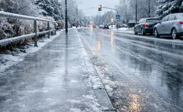 Situácia na cestách bude v Nitrianskom kraji mimoriadne nebezpečná, SHMÚ vydal výstrahu pred poľadovicou