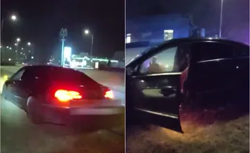 VIDEO: Zbesilá jazda po Nitre skončila naháňačkou polície a nárazom, auto bolo plné opitých tínedžerov
