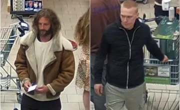 Polícia žiada verejnosť o pomoc pri krádeži kosačky v obchodnom centre v Nitre. Poznáte osoby zo záberov?