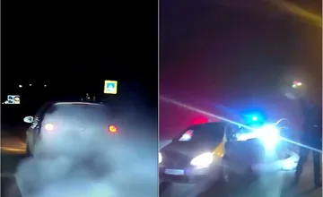 VIDEO: Ďalšia policajná naháňačka v Nitre ako z akčného filmu! Vodič unikal hliadke, no zradilo ho auto a začalo dymiť