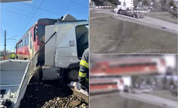 VIDEO: Hrozivú zrážku na železničnom priecestí v Nových Zámkoch zachytili kamery, kamionistu stála život jediná chyba 