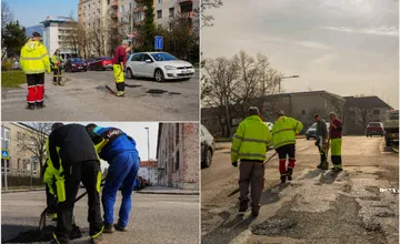 Výtlky v Nitre už riešia. Miestni však práce kritizujú a chcú nové cesty, nielen plátanie dier, primátor reaguje