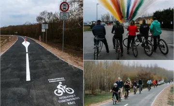 FOTO: Nová cyklotrasa pri Nových Zámkoch boduje, za pár dní ju využili stovky ľudí. Ako to vyzeralo na jej otvorení?