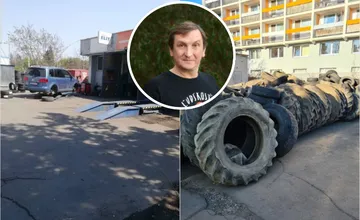 Riaditeľ známej školy Hipš dostal pred Nitrou defekt. Zachránil ho jediný ochotný pneuservis, šok nastal až pri platení