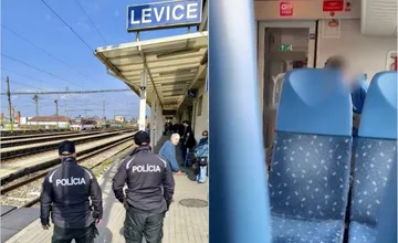 Na trati v okolí Levíc pribúda incidentov s agresívnymi cestujúcimi, polícia v týchto týždňoch zintenzívni kontroly