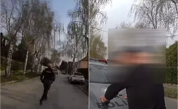 VIDEO: Na Sihoti prebiehala dramatická naháňačka, policajti prenasledovali podozrivého muža viac ako dva kilometre