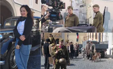 FOTO: V Nitre sa nakrúcal film Autobus do Vlčích dier. Tému SNP chce priblížiť spôsobom, ako žiadny iný film predtým