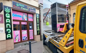 FOTO: Polícia odstránila z centra Nitry kontroverzný ružový automat, na urgentoch končí stále viac nadrogovaných detí