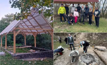 FOTO: Blízko Nitry sa črtá nové miesto pre oddych i turistiku. Súčasťou má byť útulňa či obradný priestor pre omše