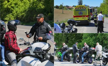 FOTO: V rámci celokrajskej akcie riešili policajti kurióznu nehodu blízko Nitry, toto zapríčinilo zrážku motorkárov