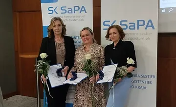 FOTO: Tri zdravotné sestry z Nových Zámkov získali prestížne ocenenie, sú pýchou celej nemocnice