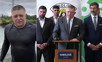 VIDEO: Fico si pripomenul atentát tréningom na hrádzi. Dnes oslavujem druhé narodeniny, odkázal a navštívil Handlovú