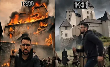 VIDEO: Tento mladík pomocou AI oživuje históriu Slovenska. Už vdýchol život hradom, dedinám aj vojnovým fotkám