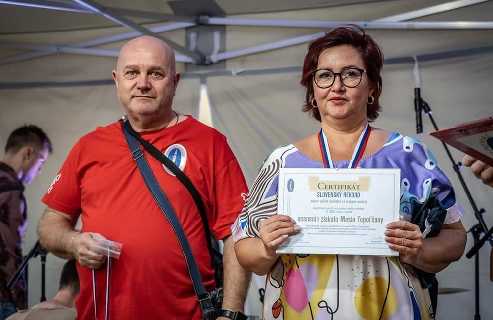 FOTO: Topoľčany pripravili najväčšiu omeletu na Slovensku, foto 1