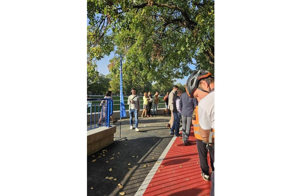 FOTO: Slávnostné otvorenie cyklopodjazdu pod Univerzitným mostom, foto 9