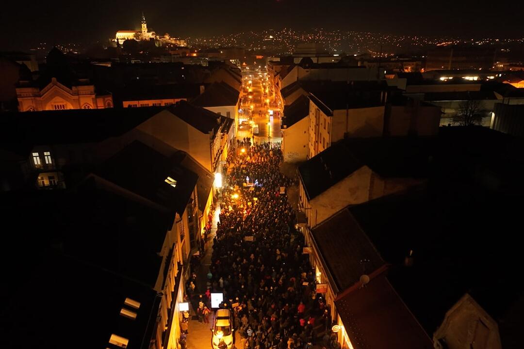 FOTO: Protesty v Nitre a Leviciach 1.2. , foto 3