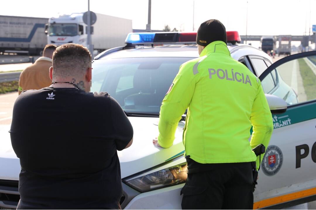 FOTO: Policajná akcia na hraniciach s Maďarskom, foto 2