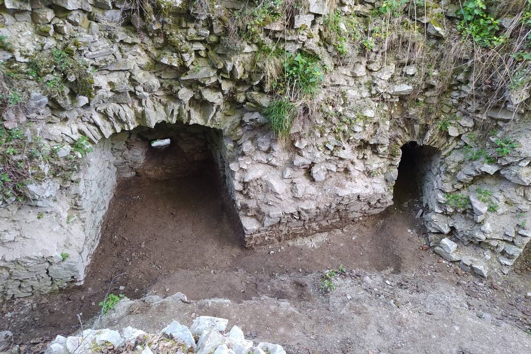 FOTO: Na hrade Gýmeš nezaháľajú, počas brigády vyčistili a upravili areál, foto 3