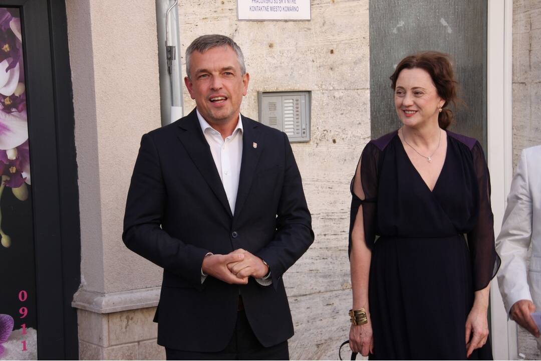 FOTO: Herečka Éva Bandor má svoju hviezdu na chodníku slávy v Komárne, foto 8