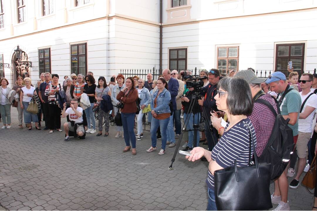 FOTO: Herečka Éva Bandor má svoju hviezdu na chodníku slávy v Komárne, foto 9